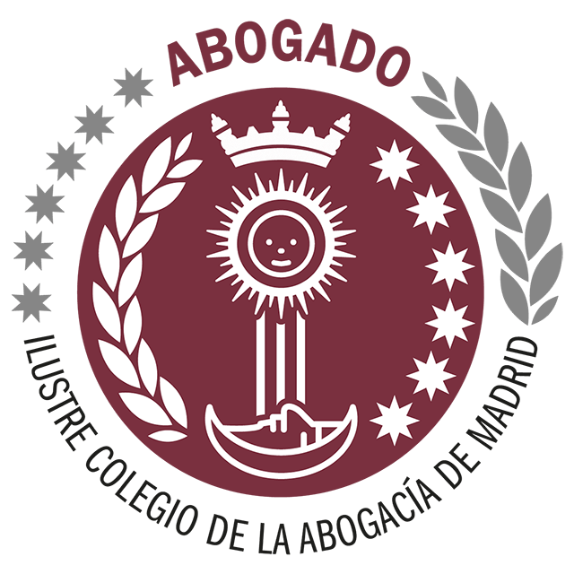 Logo de abogado ejerciente del Ilustre Colegio de la Abogacía de Madrid